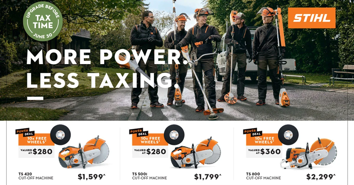 ogimage stihl tax time promotion 2023 - The Mower Supastore