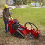 TORO STX-26 Stump Grinder - in action